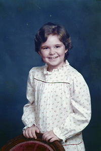 Carissa R as a child