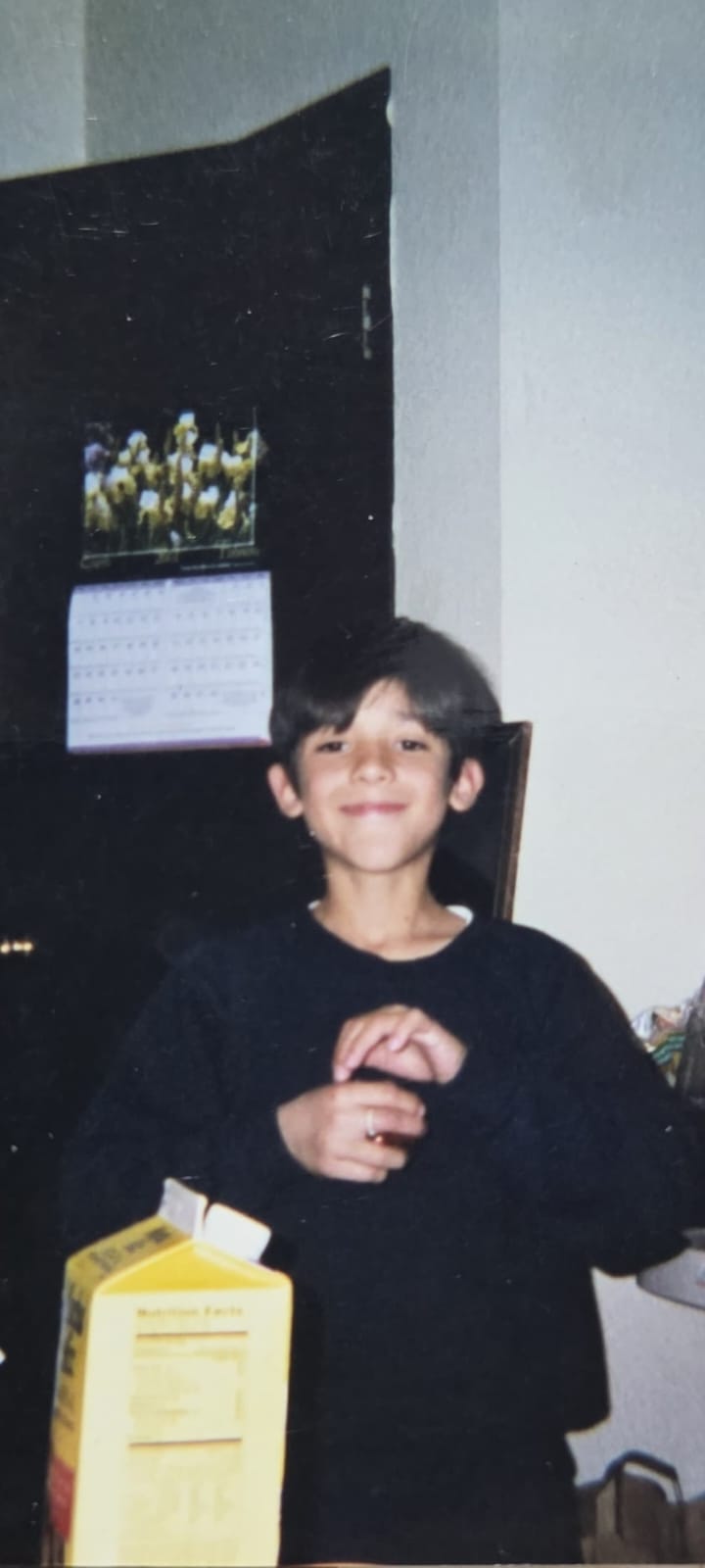 David B as a child