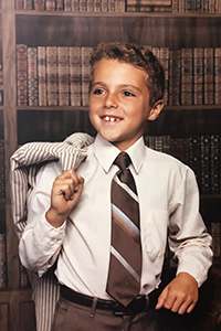 Mark T as a child