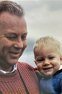 Tom L as a child